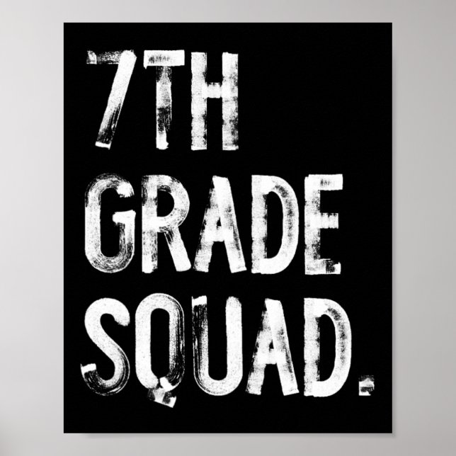 Poster Equipe da 7ª Série De Volta à Escola Aluno Profess (Frente)