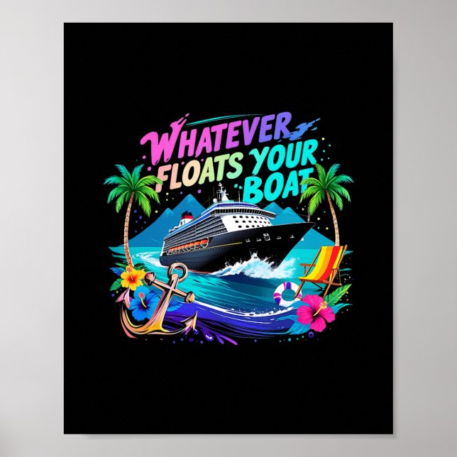 Poster Equipe da Cruzinha do Que Faz Seu Barco Flutuar Pr (Frente)