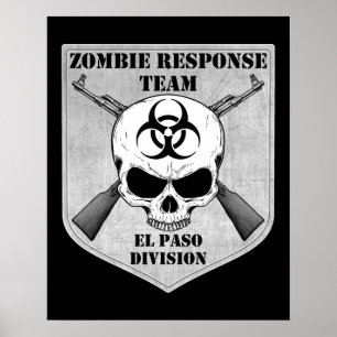 Pôster Equipe da resposta do zombi: Divisão de El Paso