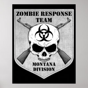 Poster Equipe da resposta do zombi: Divisão de Montana
