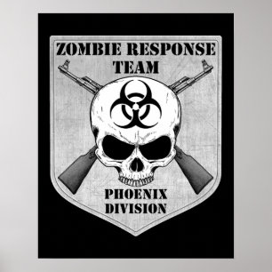 Pôster Equipe da resposta do zombi: Divisão de Phoenix