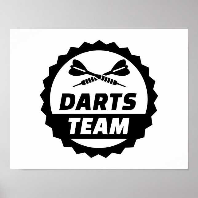 Pôster Equipe Darts (Frente)