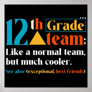 Poster Equipe De 12, Como Uma Equipe Normal, Mas Muito Ma