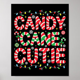 Poster Equipe de Amante de Cana de Açúcar de Natal Engraç