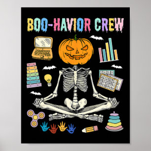 Poster Equipe de Análise de Comportamento Boo-havior Esqu
