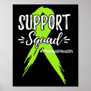 Poster Equipe de Apoio Conscientização da Saúde Mental Ve