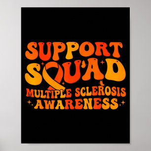 Poster Equipe de apoio conscientização esclerose múltipla