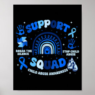 Poster Equipe de Apoio Mês de Conscientização sobre Preve