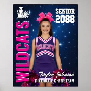Poster Equipe de Cheerleading Estrela Foto Esportes