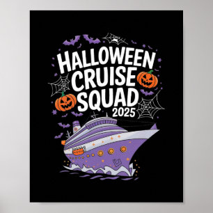 Poster Equipe de Cruzeiro Assustador de Halloween 2025 Tr