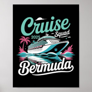 Poster Equipe de Cruzeiro das Bermudas 2025 Férias de Ver