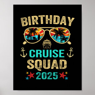 Poster Equipe de Cruzeiro de Aniversário 2025