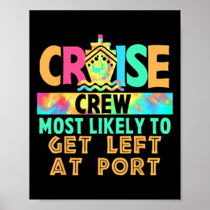 Poster Equipe de Cruzeiro de Férias de Tie Dye Mais Prová