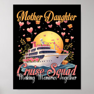 Poster Equipe de Cruzeiro Mãe e Filha 2025 Mãe Divertida