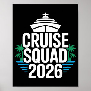 Poster Equipe de Cruzeiro Náutico 2026 Família Combinando