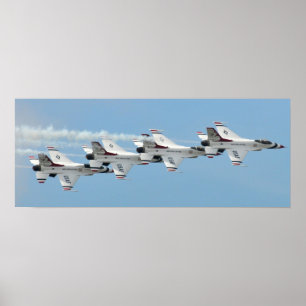 Poster Equipe de Demonstração de Voo de Thunderbird