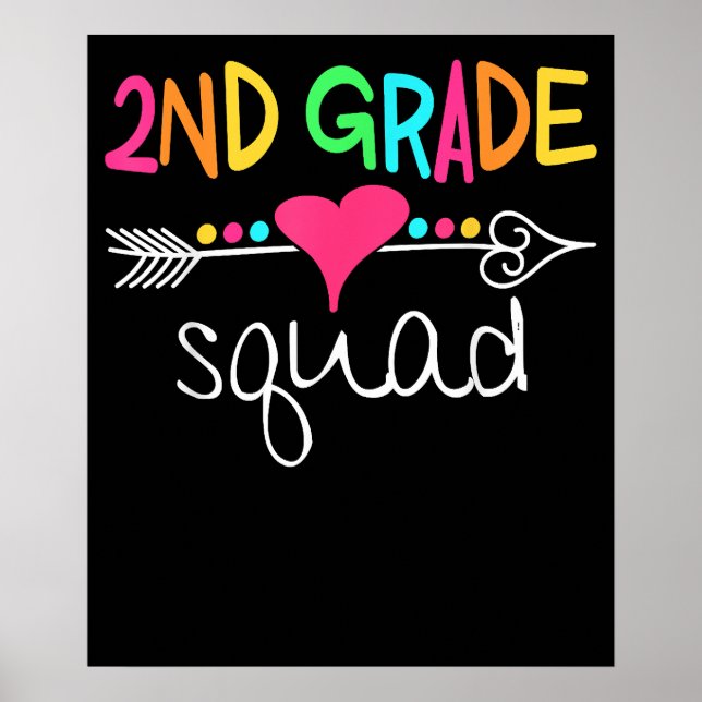Poster Equipe de Estudantes de segundo Grau Esquadrão (Frente)