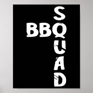 Poster Equipe De Fumadores De churrasco De Pit Grill Mast