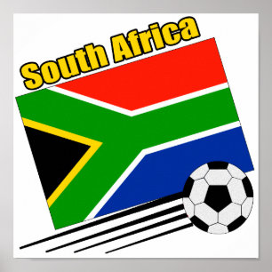 Pôster Equipe de futebol de África do Sul