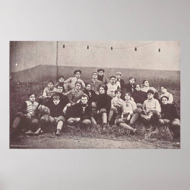 Poster Equipe de futebol do Colégio 1896 (Frente)