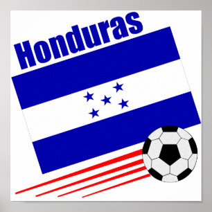 Pôster Equipe de futebol do Honduran