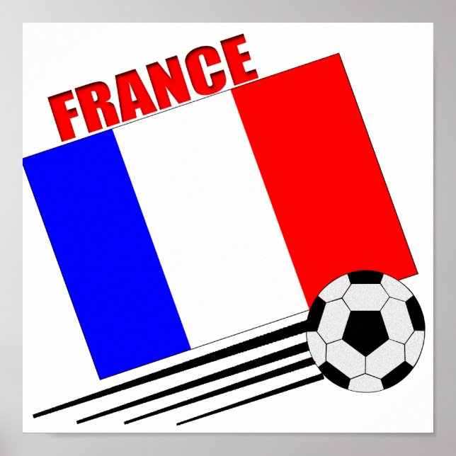 Pôster Equipe de futebol francesa (Frente)