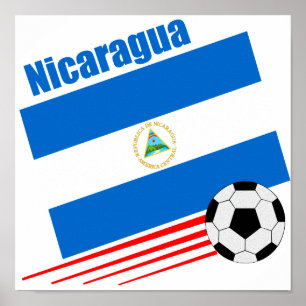 Pôster Equipe de futebol nicaraguense