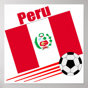 Poster Equipe de futebol peruana