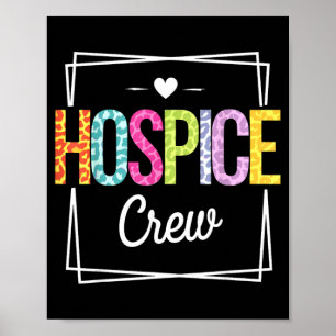 Poster Equipe de Hospice Enfermeira de Hospice