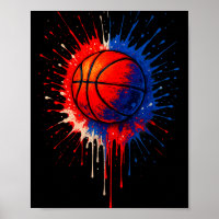Equipe de jogadores de basquete americano Splash B