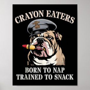 Poster Equipe de Lanche Nascidos para Dormir Comedores de