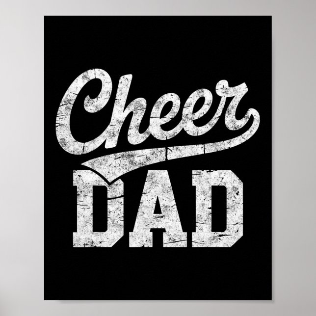 Poster Equipe de Líder de Torcida Cheer Dad Cheerleader G (Frente)