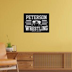 Poster Equipe de Luta do atleta da Escola de NOME ADD do 