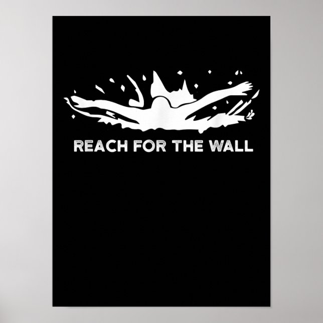 Poster Equipe de Natação do esporte para nadadores engraç (Frente)