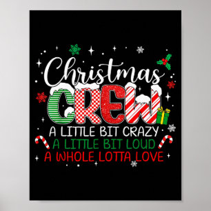 Poster Equipe de Natal Um Pouco Louca Um Pouco Alta