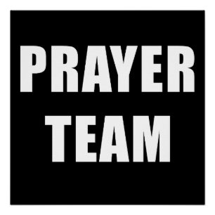 Pôster Equipe de Oração - Funcionarios do Ministério Cris