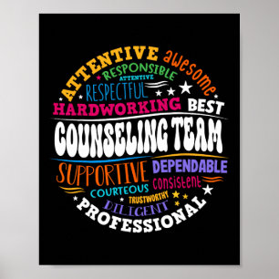 Poster Equipe de Orientação Groovy Agradecimento Volta às