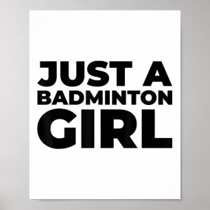 Poster Equipe de Peteca de Badminton - Apenas Um Badminto