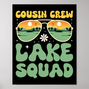 Poster Equipe de Primo Lago Esquadrão Pôr do Sol Família