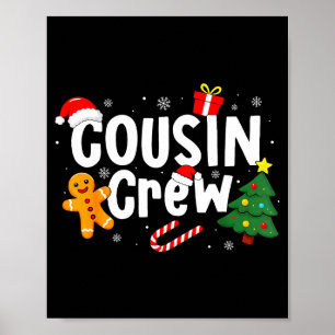 Poster Equipe de Primo Retro Família de Papai Noel de Bis
