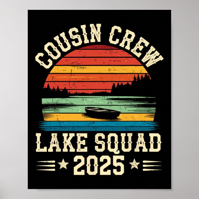 Poster Equipe de Primos 2025 Equipe de Primos Lago Esquad (Frente)