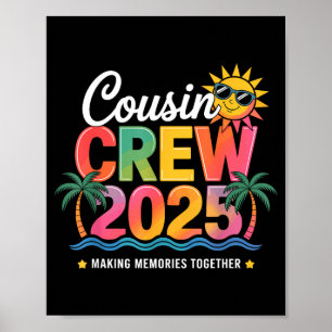 Poster Equipe de Primos 2025 Fazendo Memórias Reunião de 