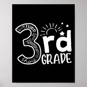 Poster Equipe De Professores Do 3º Ano E Meninos E Menina