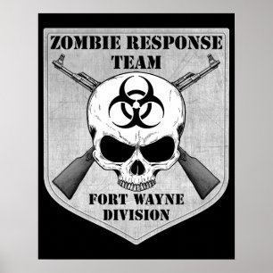 Poster Equipe de Resposta Zombie: Divisão Fort Wayne