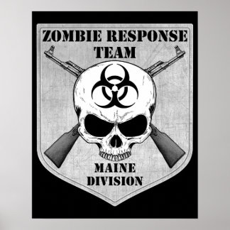 Pôster Equipe de Resposta Zombie: Divisão Maine