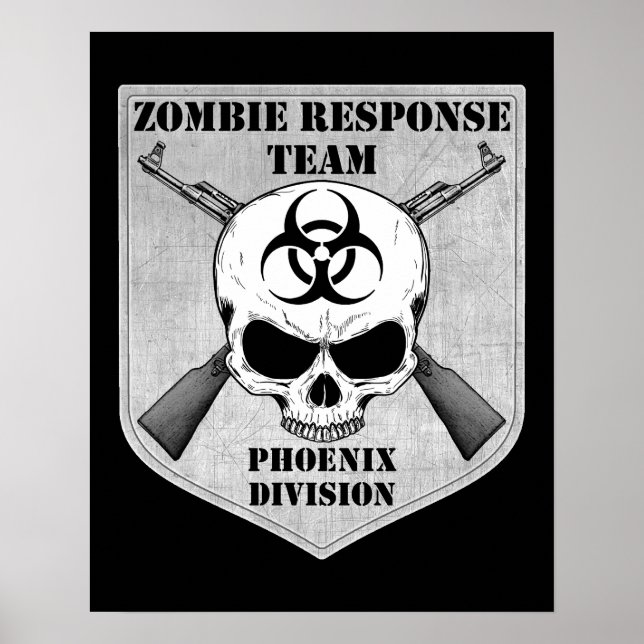 Pôster Equipe de Resposta Zombie: Divisão Phoenix (Frente)