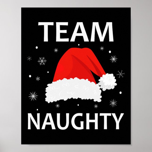 Poster Equipe de roupas de natal de Casal travesso (Frente)