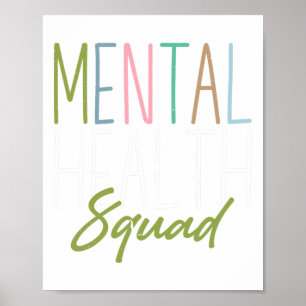 Poster Equipe de Saúde Conscientização sobre Saúde Mental