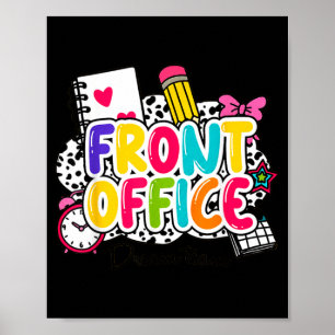 Poster Equipe de Sonho do Front Office Laço Rosa Funcioná