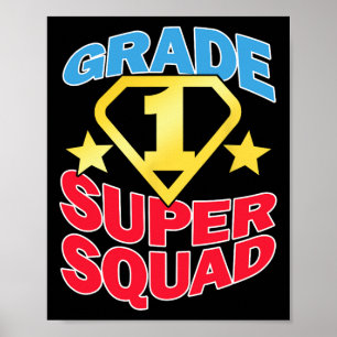 Poster Equipe de Super-Heróis Super Esquadrão - Equipe de